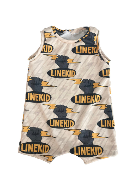 Line kid tank romper